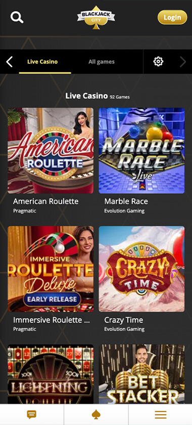 Blackjack-City-casino-live-casino-games-mobile-review