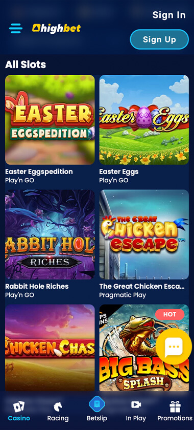 Highbet-casino-slots-mobile-review