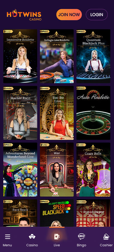 HotWins-casino-live-casino-games-mobile-review