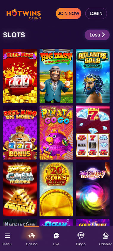 HotWins-casino-slots-mobile-review
