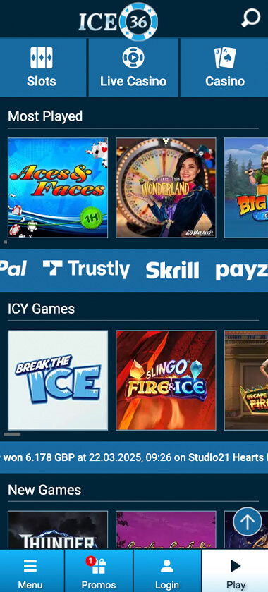 Ice36-casino-homepage-mobile-review