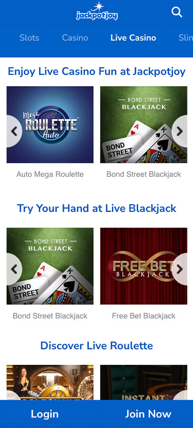 Jackpotjoy-casino-live-casino-games-mobile-review