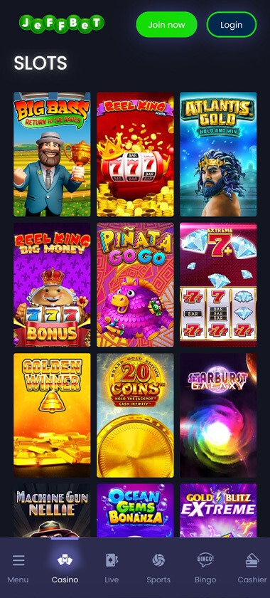 JeffBet-casino-slots-mobile-review