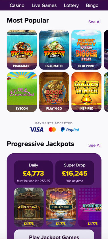 LottoGo-casino-homepage-mobile-review