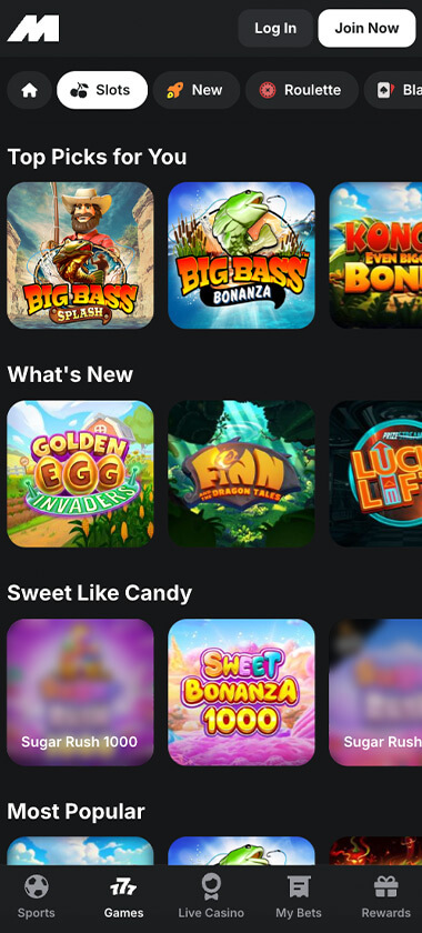 Midnite-casino-slots-mobile-review