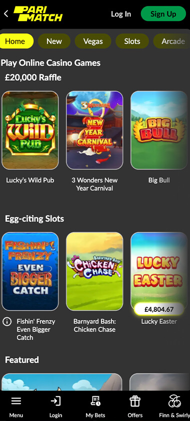 Parimatch-casino-homepage-mobile-review
