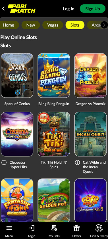 Parimatch-casino-slots-mobile-review