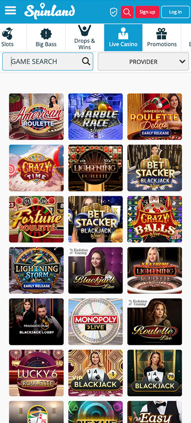 Spinland-casino-live-casino-games-mobile-review