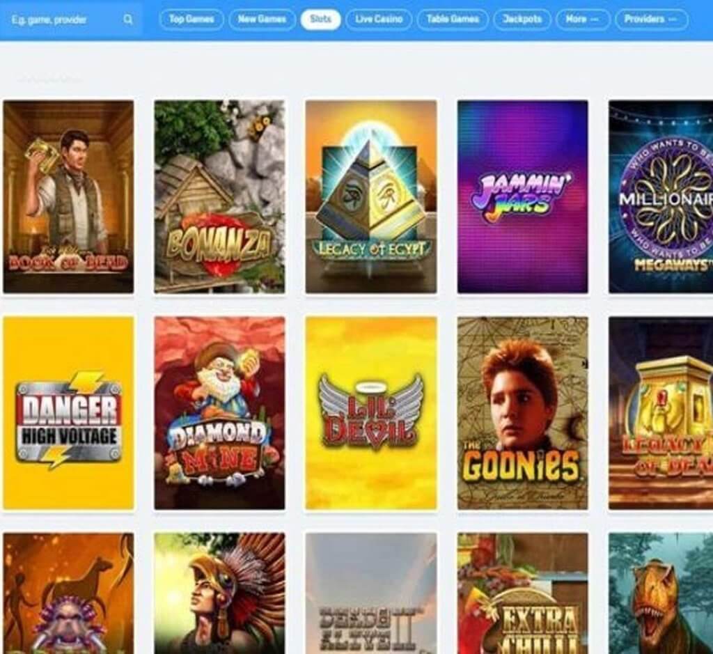 Casilando Casino desktop slots preview screenshot showing categories and top games – tested Casilando Casino desktop slots preview screenshot showing categories and top games – tested